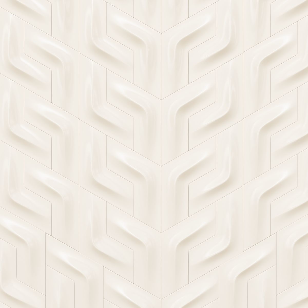 3D panel Degesso Boomerang 3d model Low-poly 3D model_1