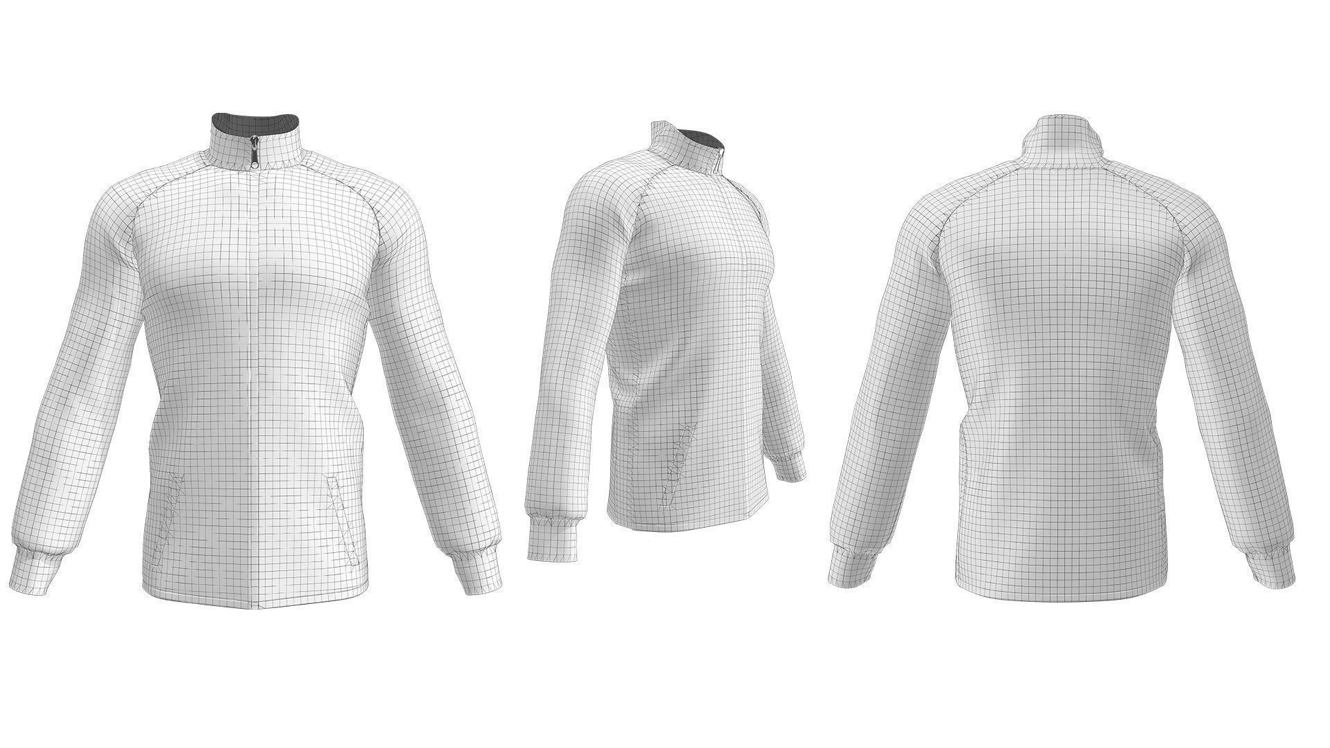 Hiking Jacket 3d Model 3D model_6