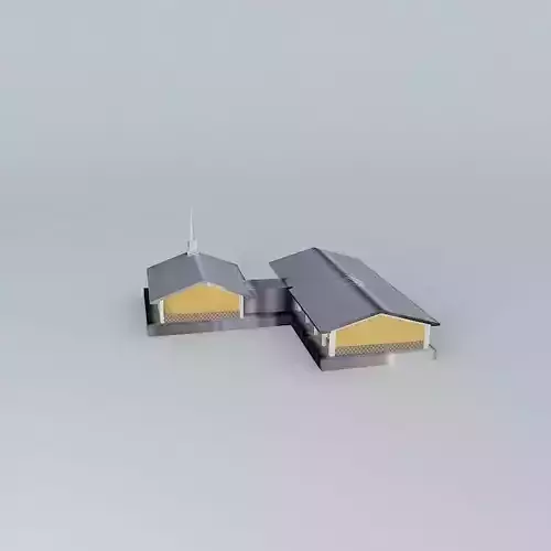 LDS. Centro de Reunion Mormon, Capilla de Guatemala, Free 3D model