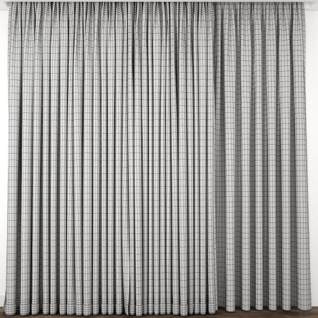 Curtain 64 3D model_6