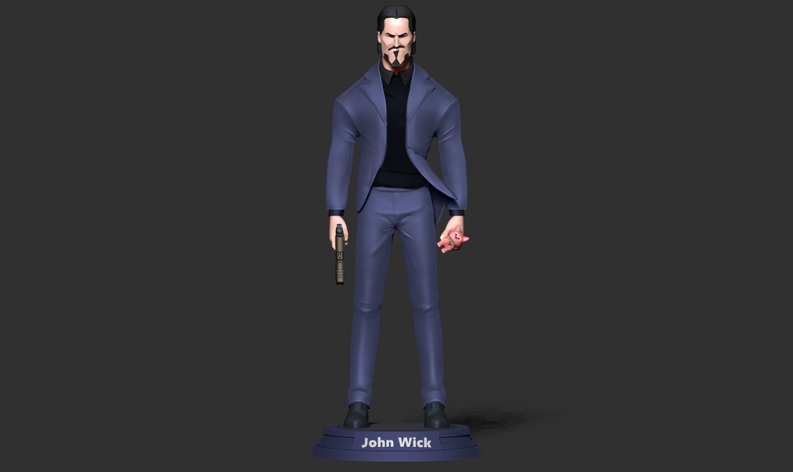 John Wick 3D print model_21
