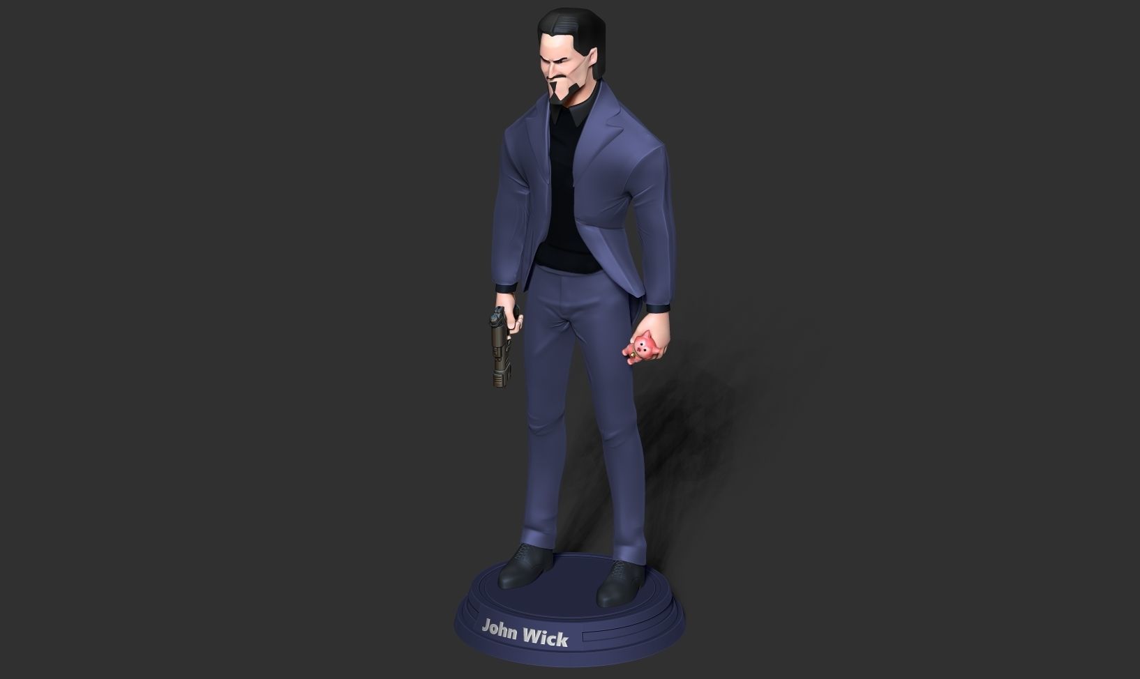John Wick 3D print model_24