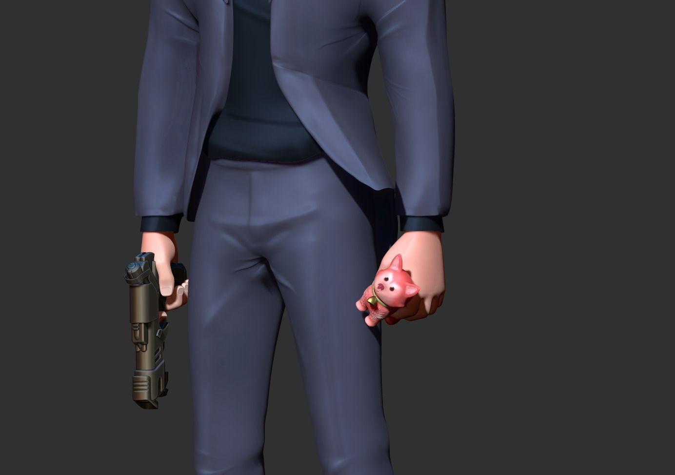 John Wick 3D print model_11