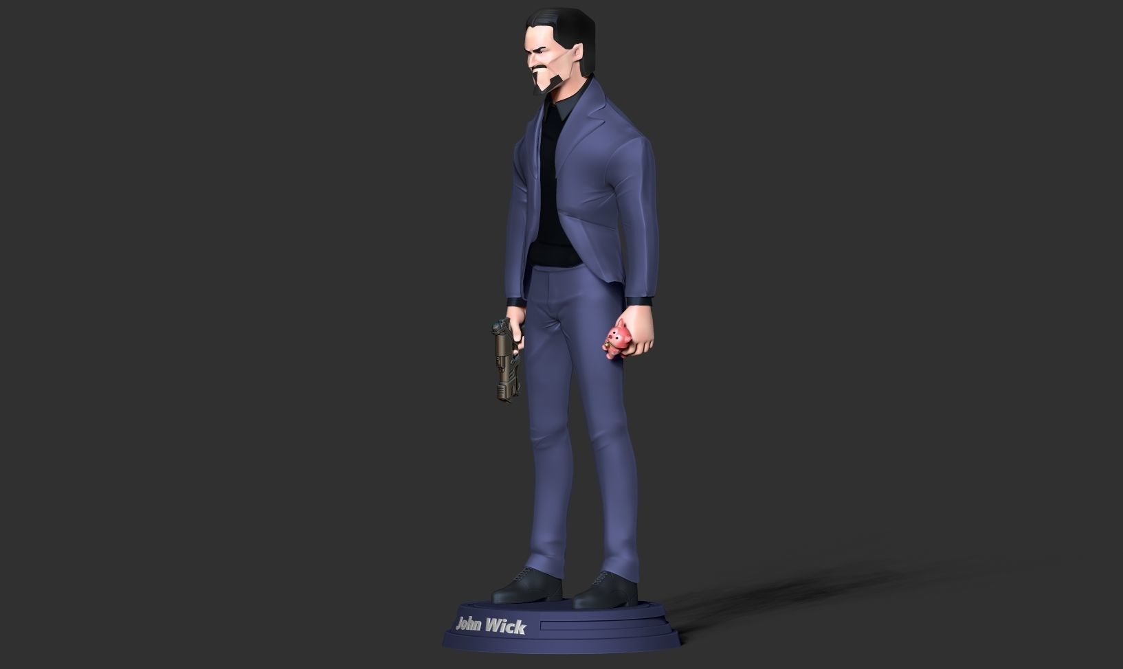 John Wick 3D print model_22