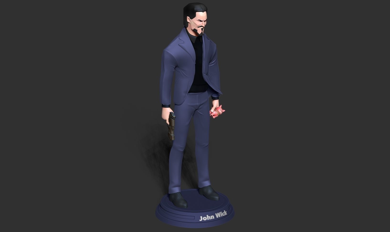John Wick 3D print model_17