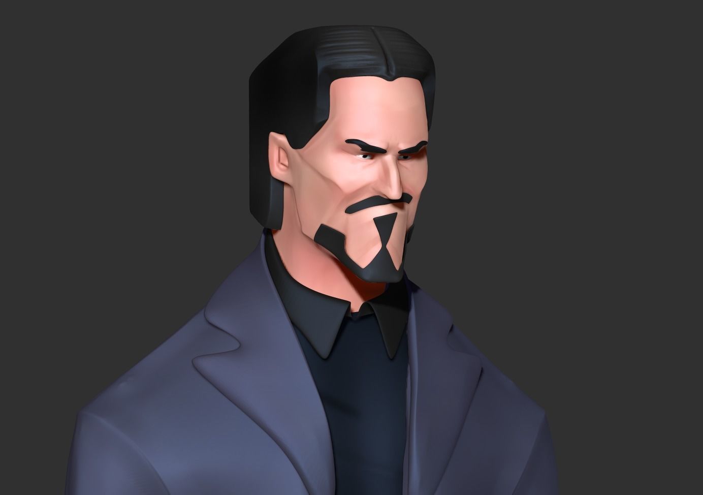 John Wick 3D print model_13