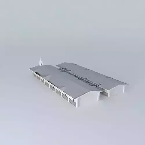 LDS. Centro de Reunion Mormon, Merida, Yucatan. Area del Templo.