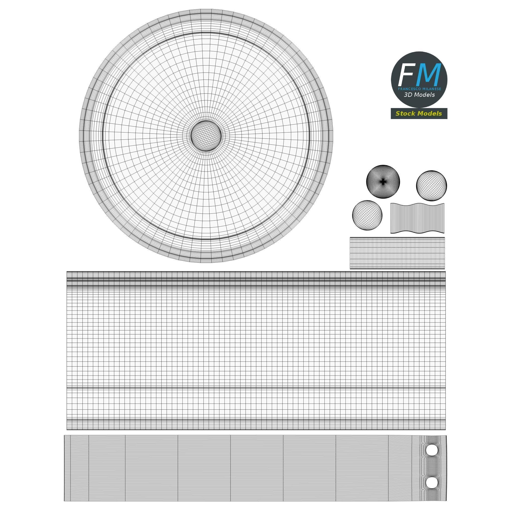Sink plunger 3D model_11