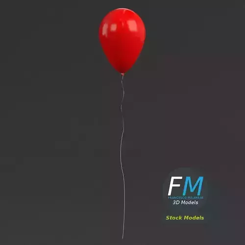 Balloon with a string