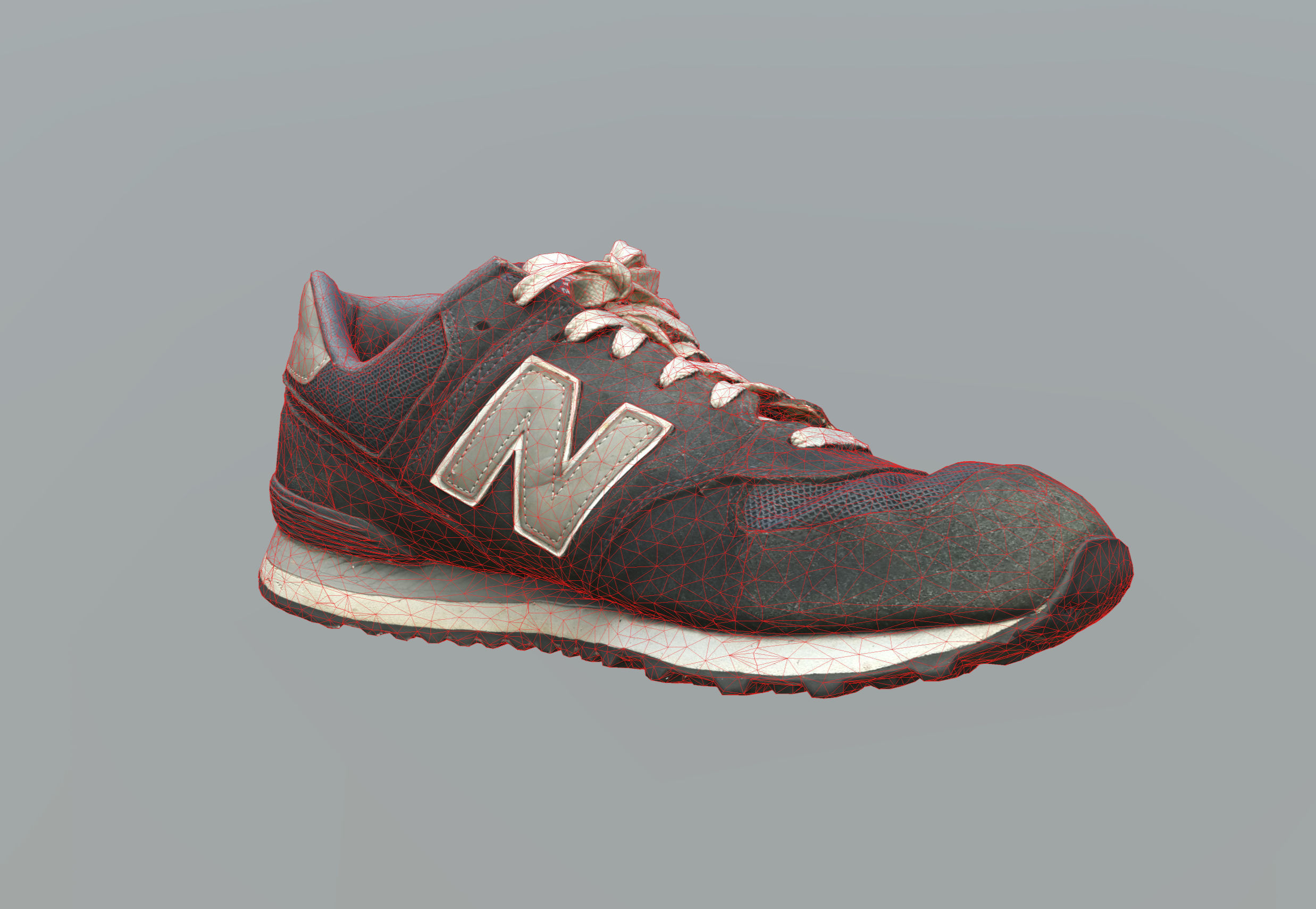 Old Sneakers scanned  PBR textures Low-poly 3D model_13
