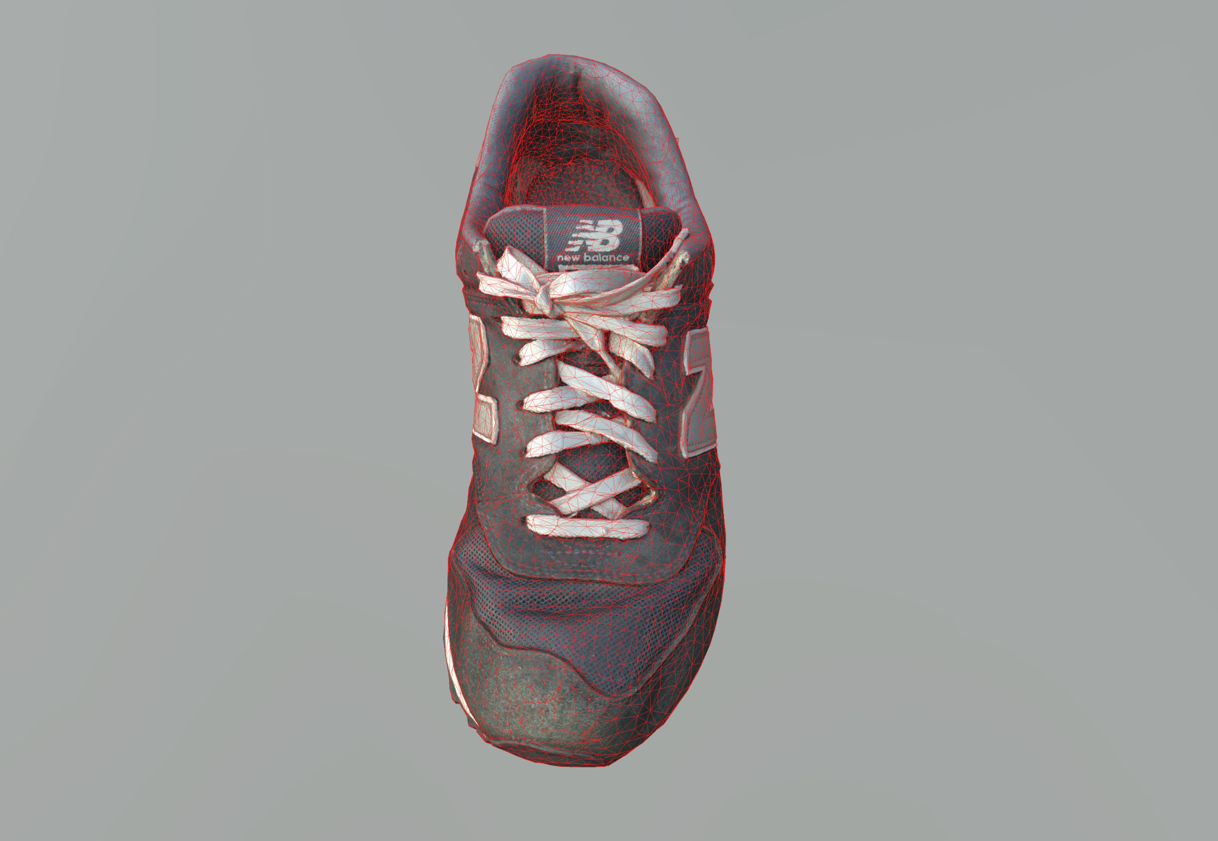 Old Sneakers scanned  PBR textures Low-poly 3D model_12
