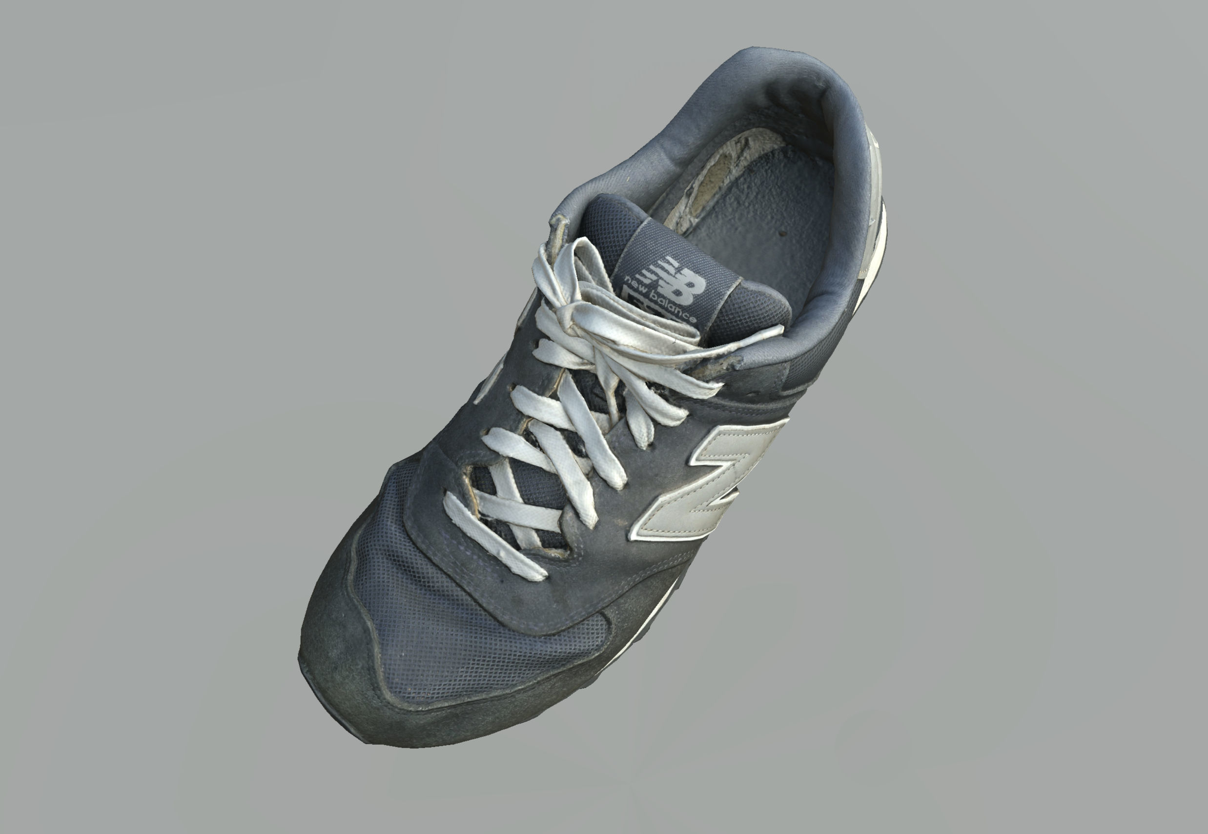 Old Sneakers scanned  PBR textures Low-poly 3D model_9