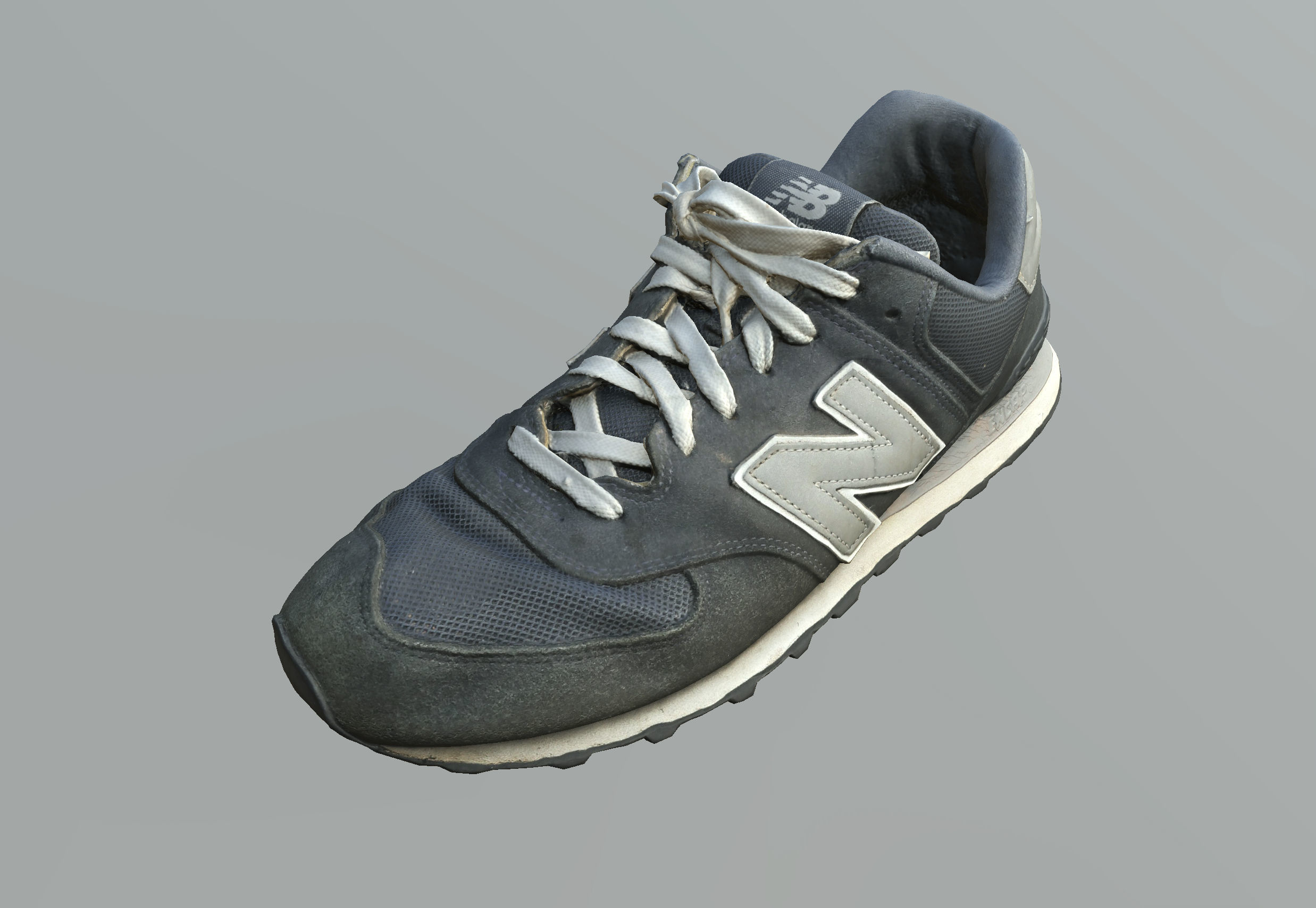 Old Sneakers scanned  PBR textures Low-poly 3D model_1