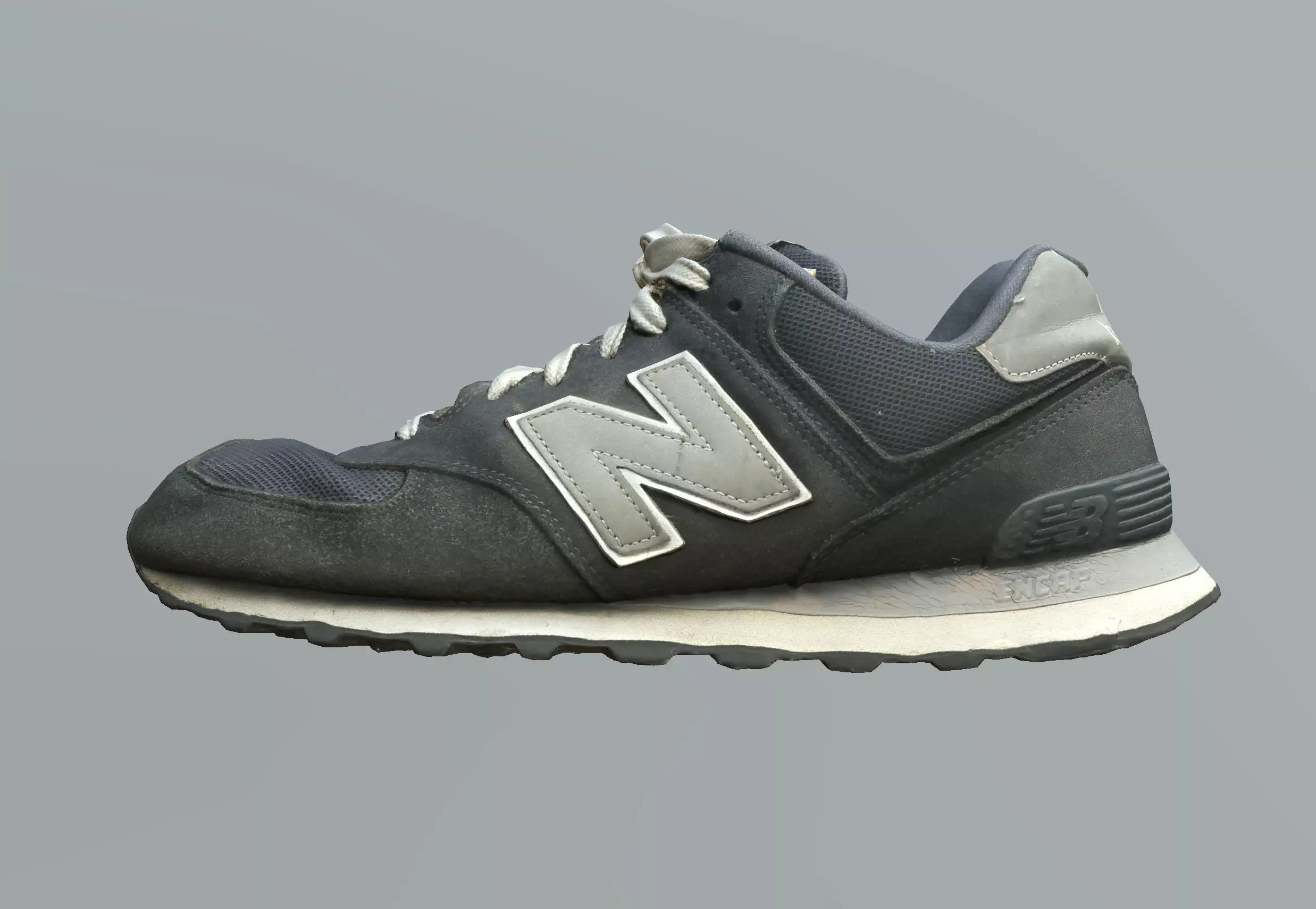Old Sneakers scanned  PBR textures Low-poly 3D model_0
