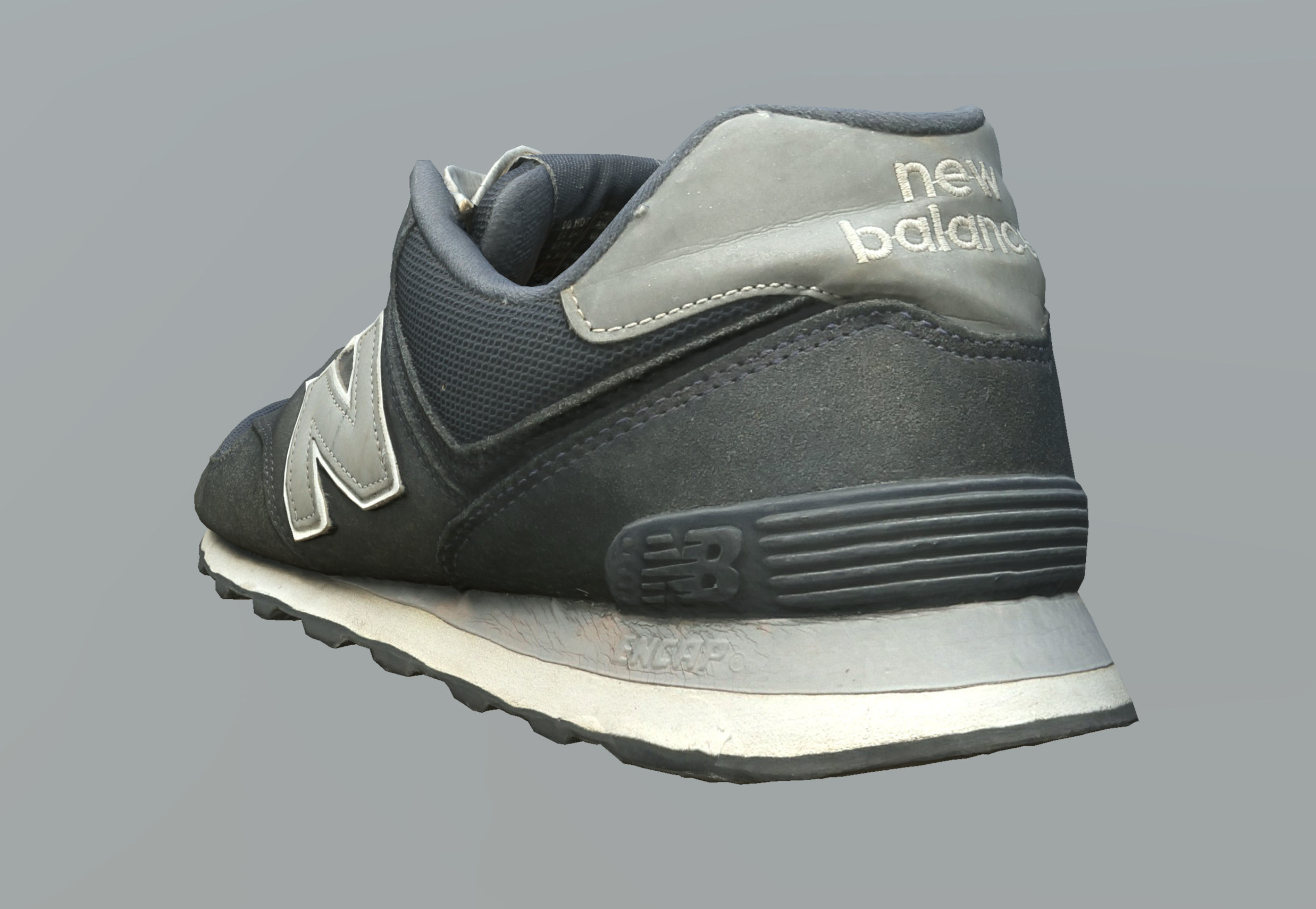 Old Sneakers scanned  PBR textures Low-poly 3D model_7