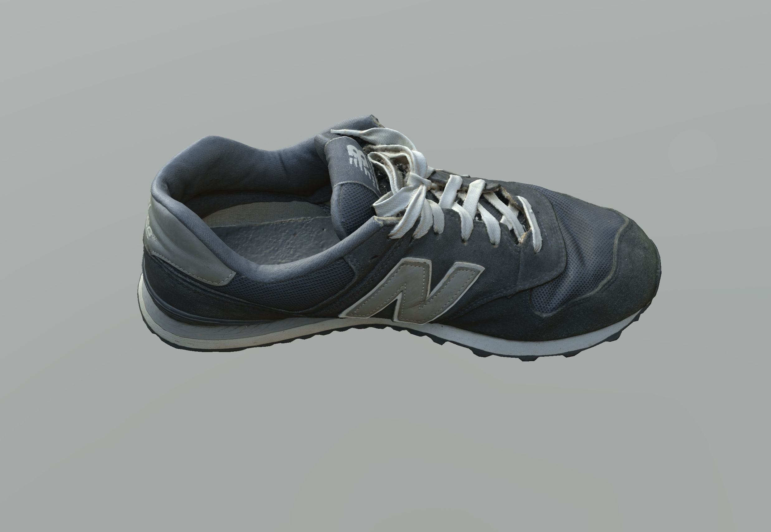 Old Sneakers scanned  PBR textures Low-poly 3D model_5