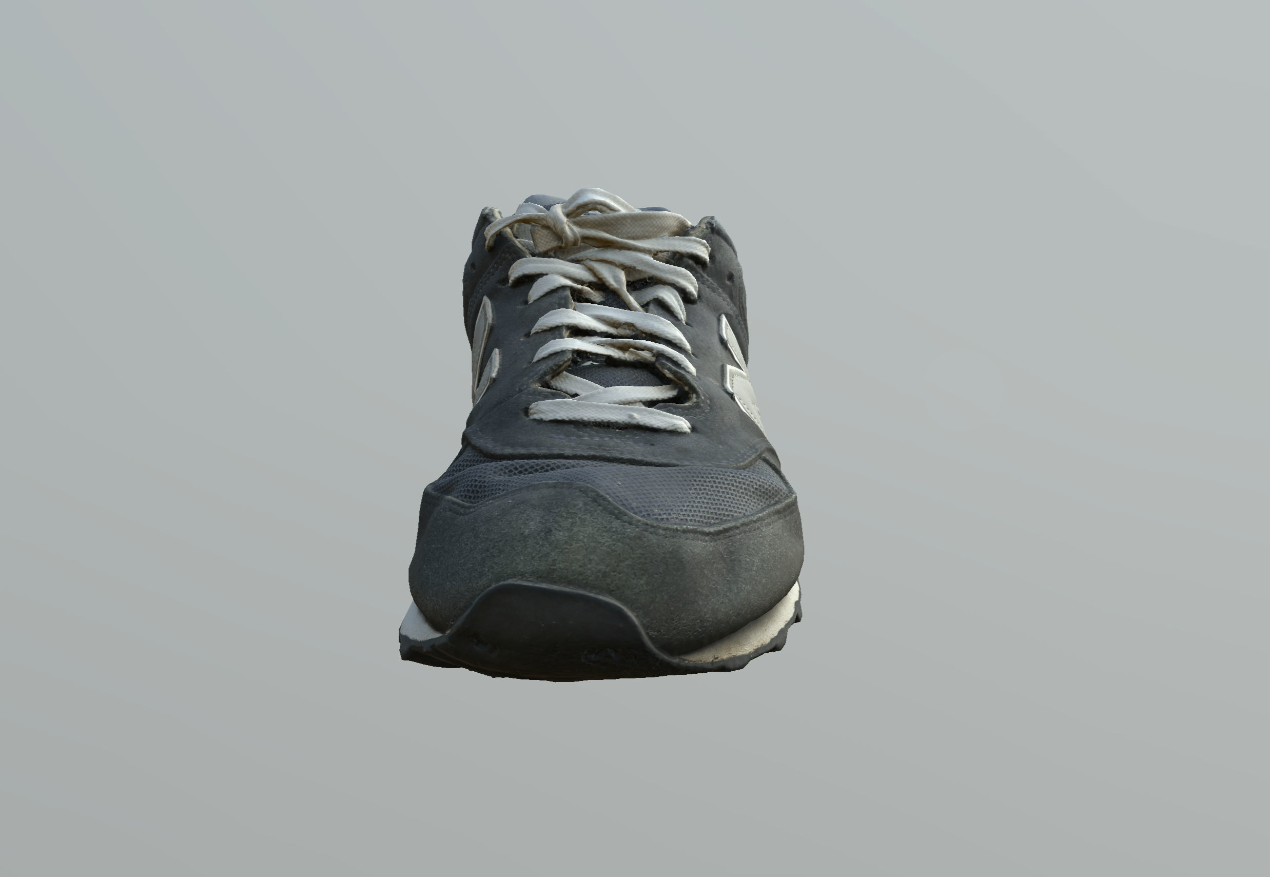 Old Sneakers scanned  PBR textures Low-poly 3D model_2