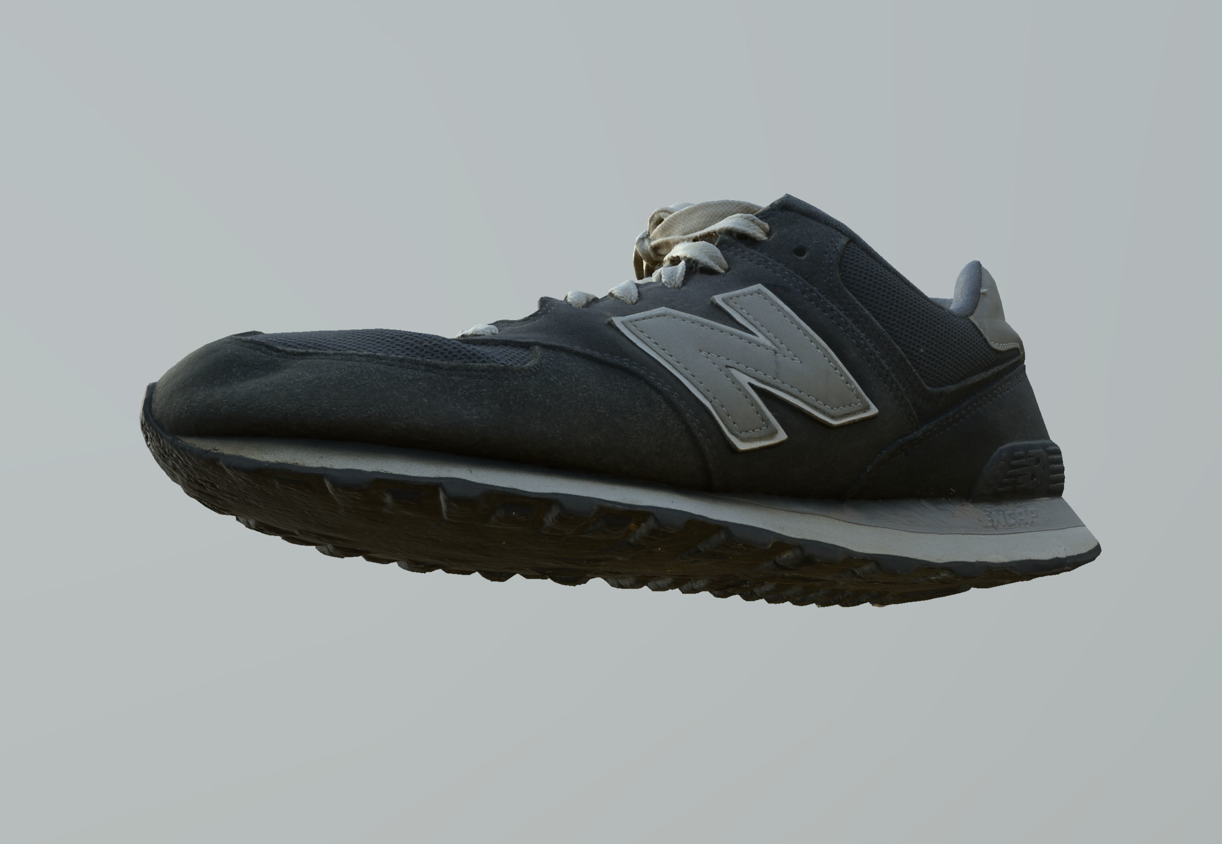Old Sneakers scanned  PBR textures Low-poly 3D model_10