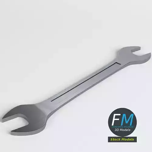 Open end chrome wrench