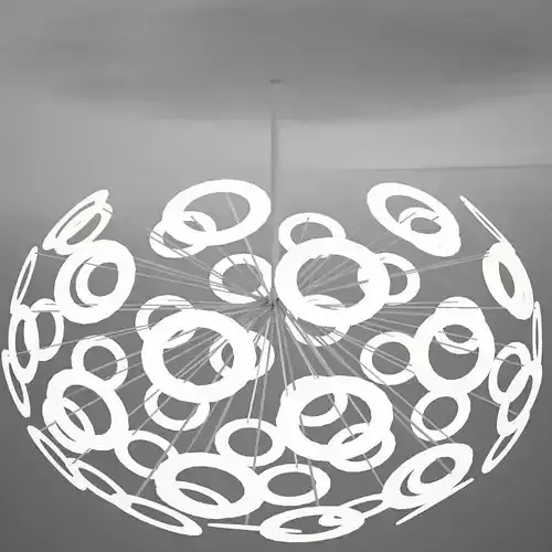 lamp04 light fixture with circles