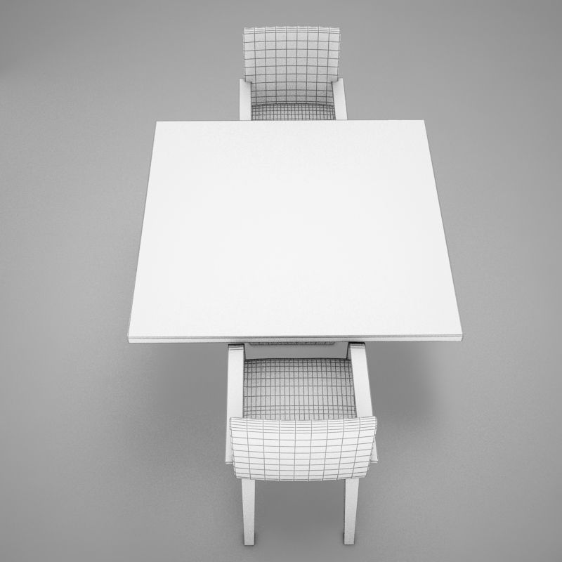 table chairs 3D model_19
