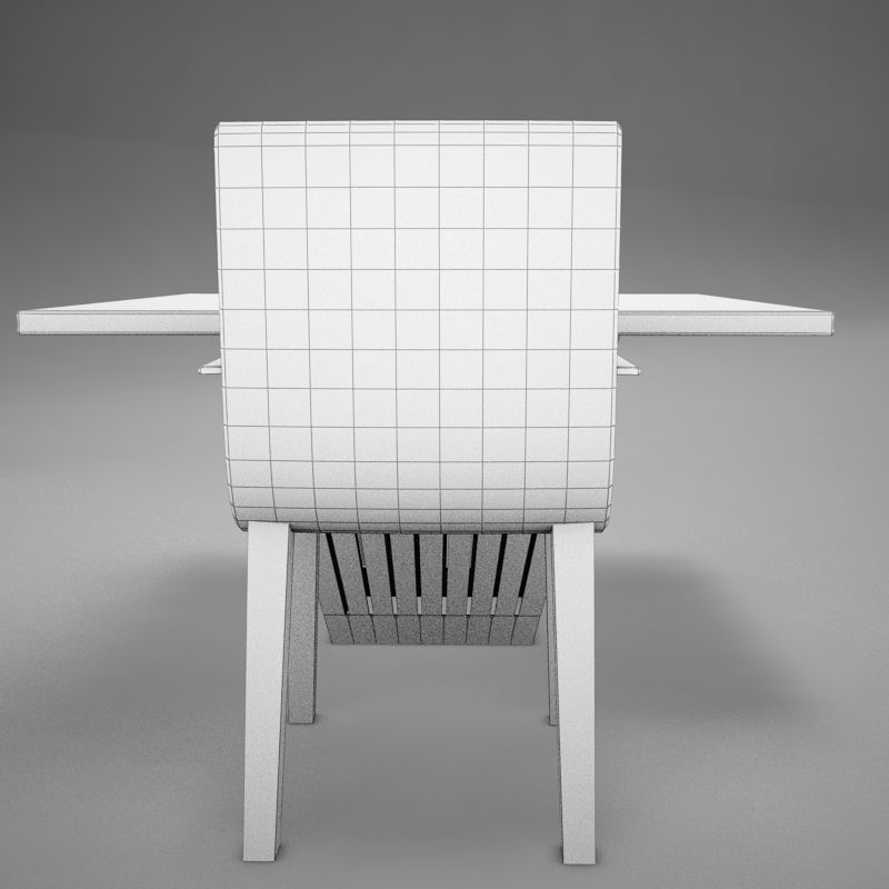 table chairs 3D model_16