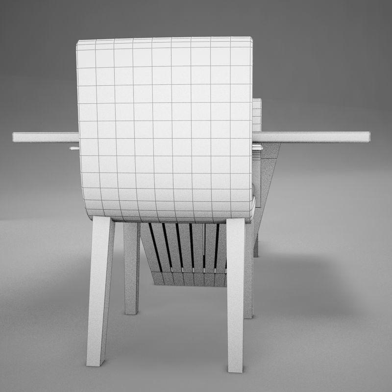 table chairs 3D model_15