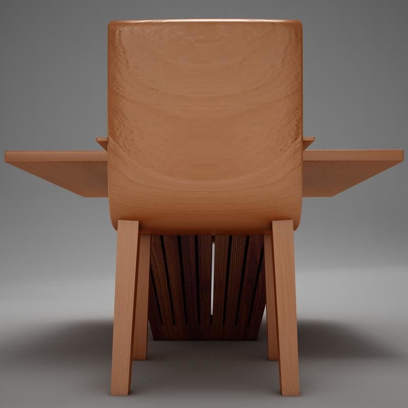 table chairs 3D model_6