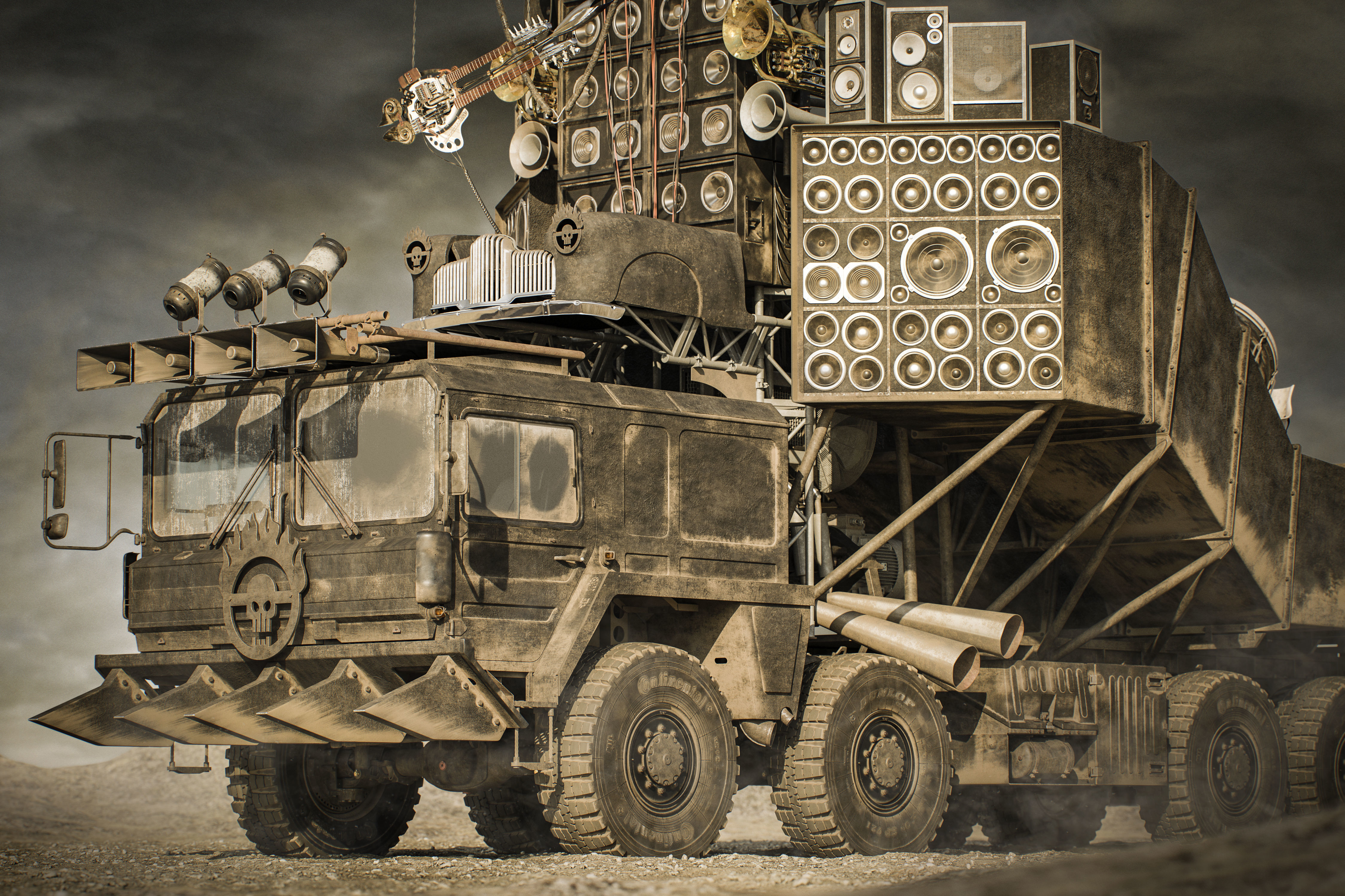 The Doof Wagon 3D model_4