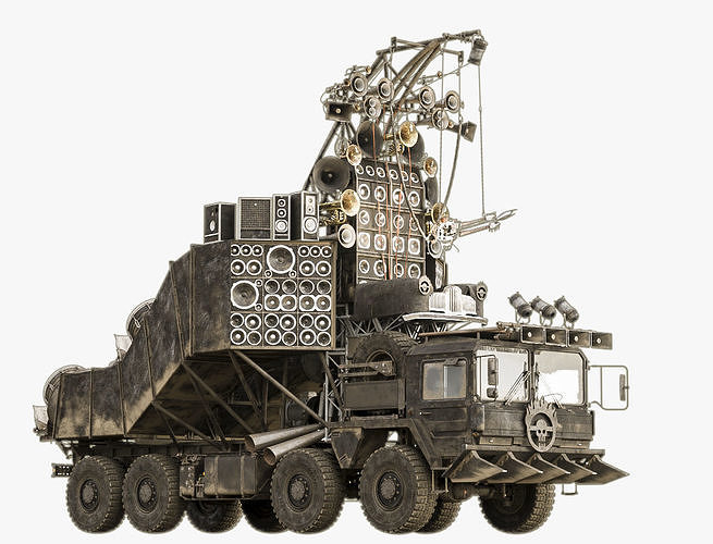 The Doof Wagon 3D model
