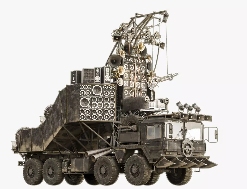 The Doof Wagon 3D model_0