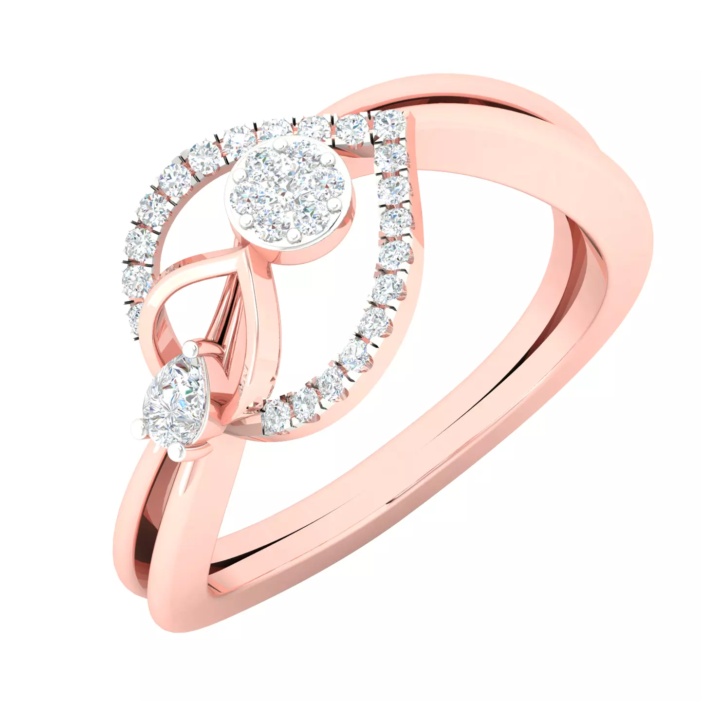 Women ring 3dm stl render detail 3D print model 3D print model_0