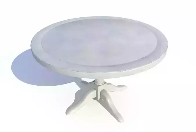 Round Dining Table PBR