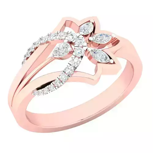 Women ring stl render detail 3D print model