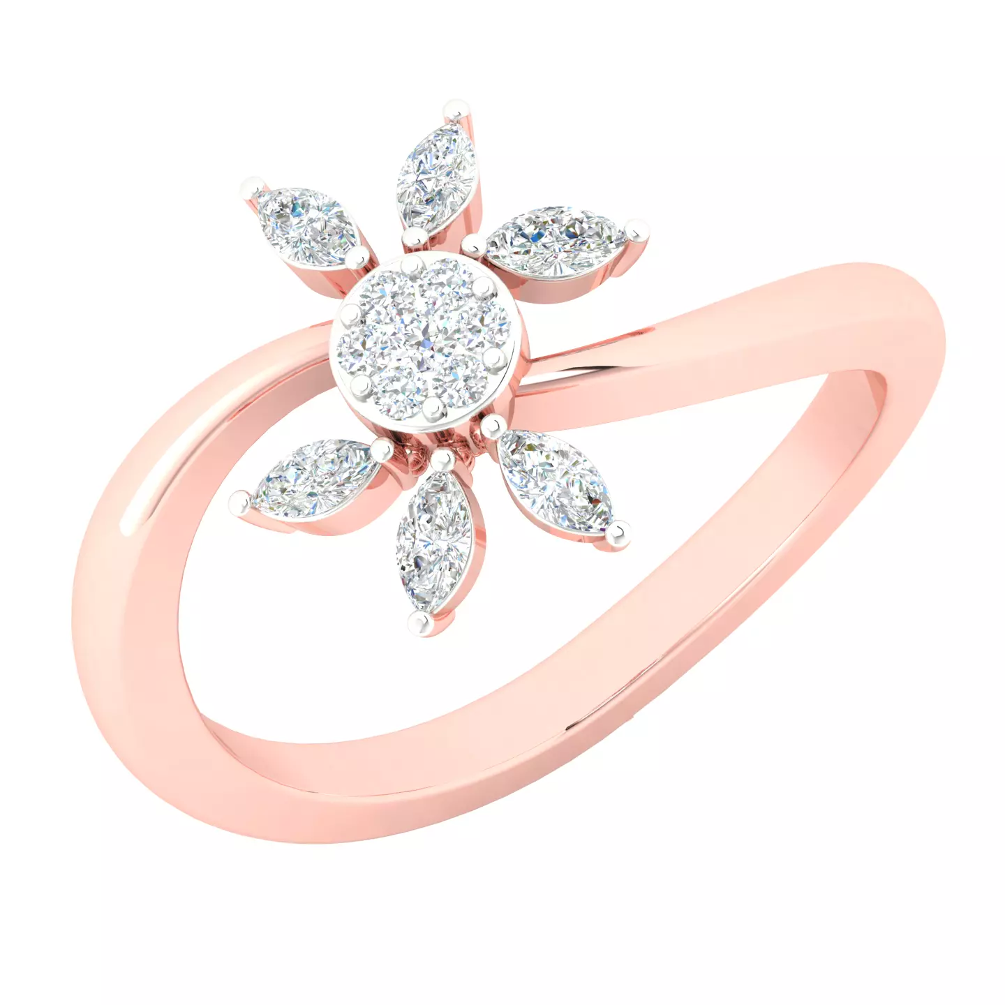 Women ring 3dm stl render detail 3D print model 3D print model_0