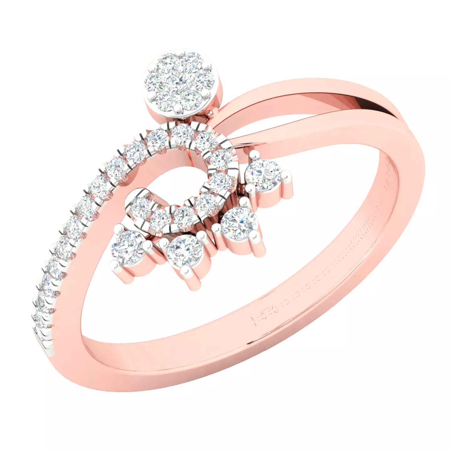 Women ring 3dm stl render detail 3D print model 3D print model_0