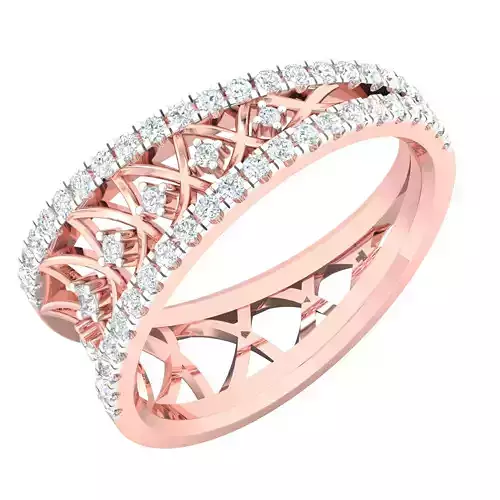 Women ring stl render detail 3D print model