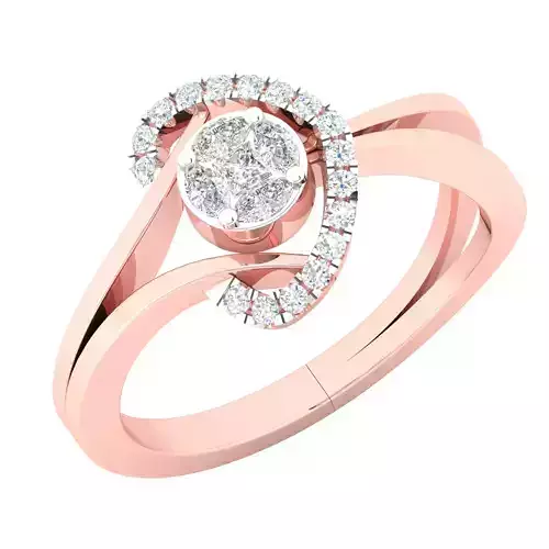 Women ring 3dm stl render detail 3D print model