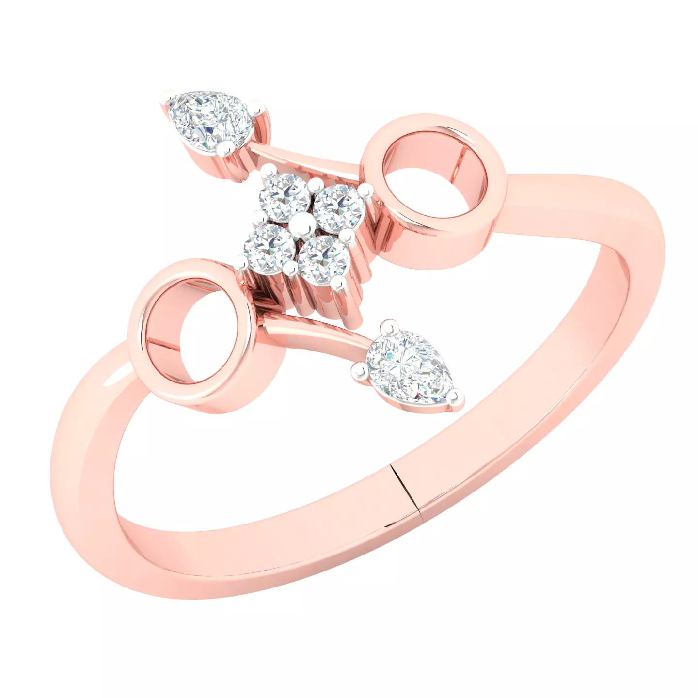 Women ring 3dm stl render detail 3D print model 3D print model_0