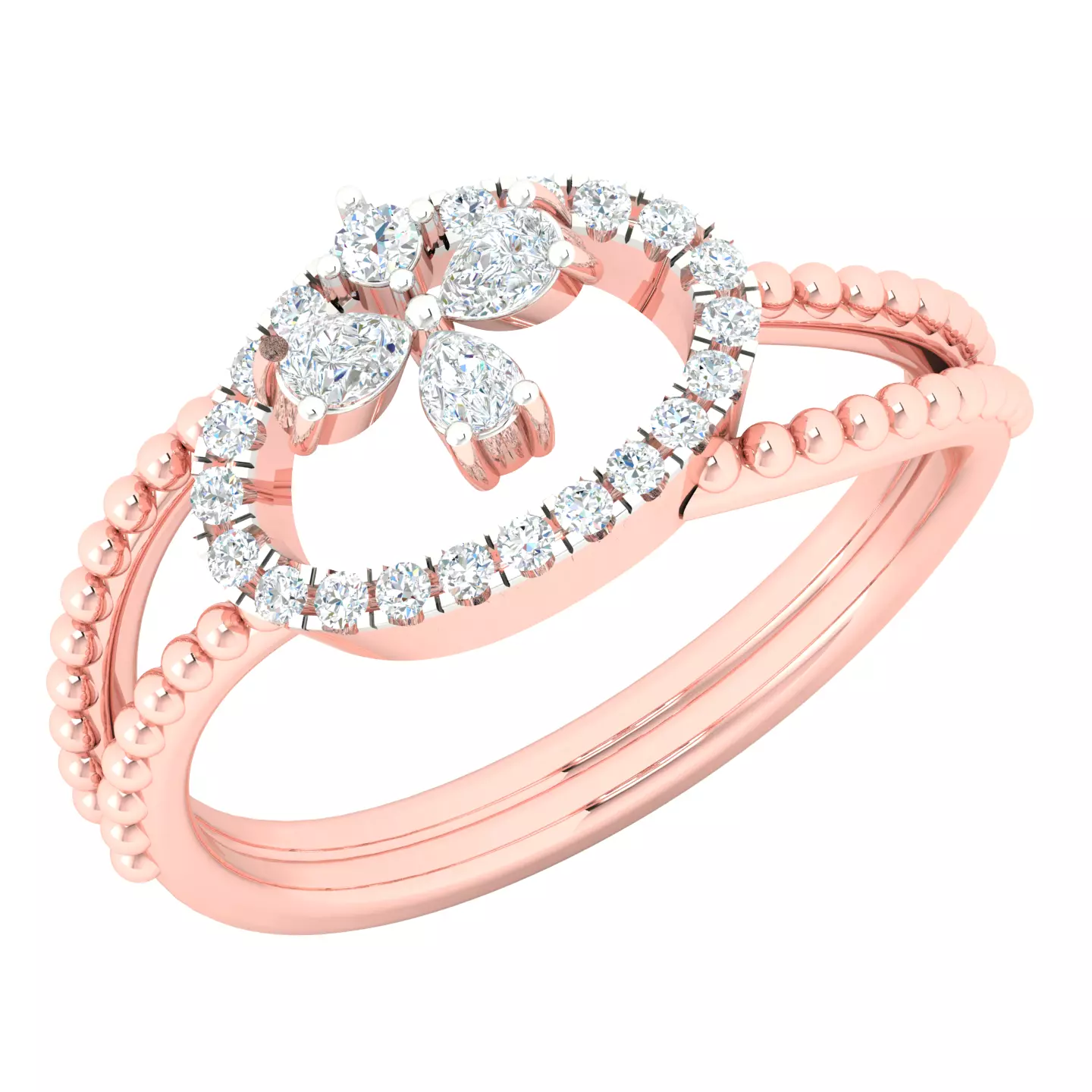 Women ring 3dm stl render detail 3D print model 3D print model_0