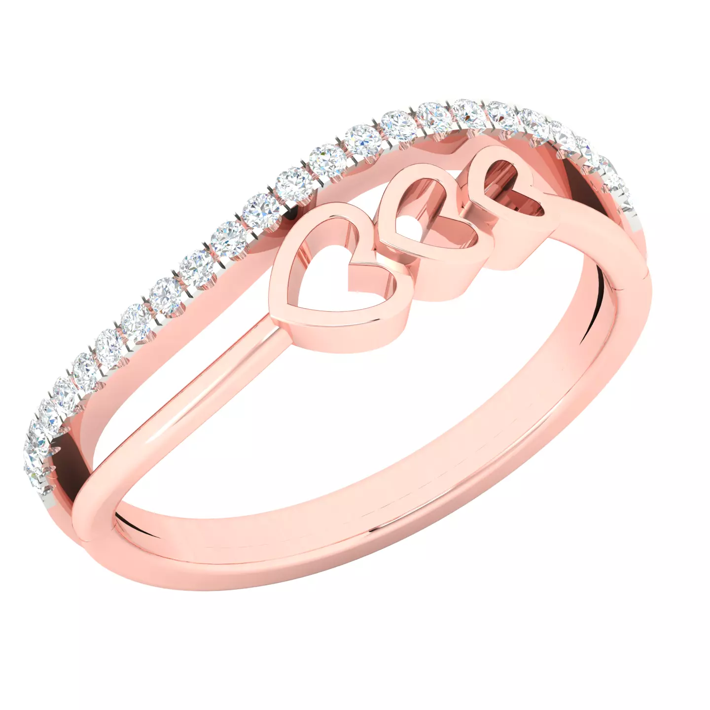 Women ring 3dm stl render detail 3D print model 3D print model_0