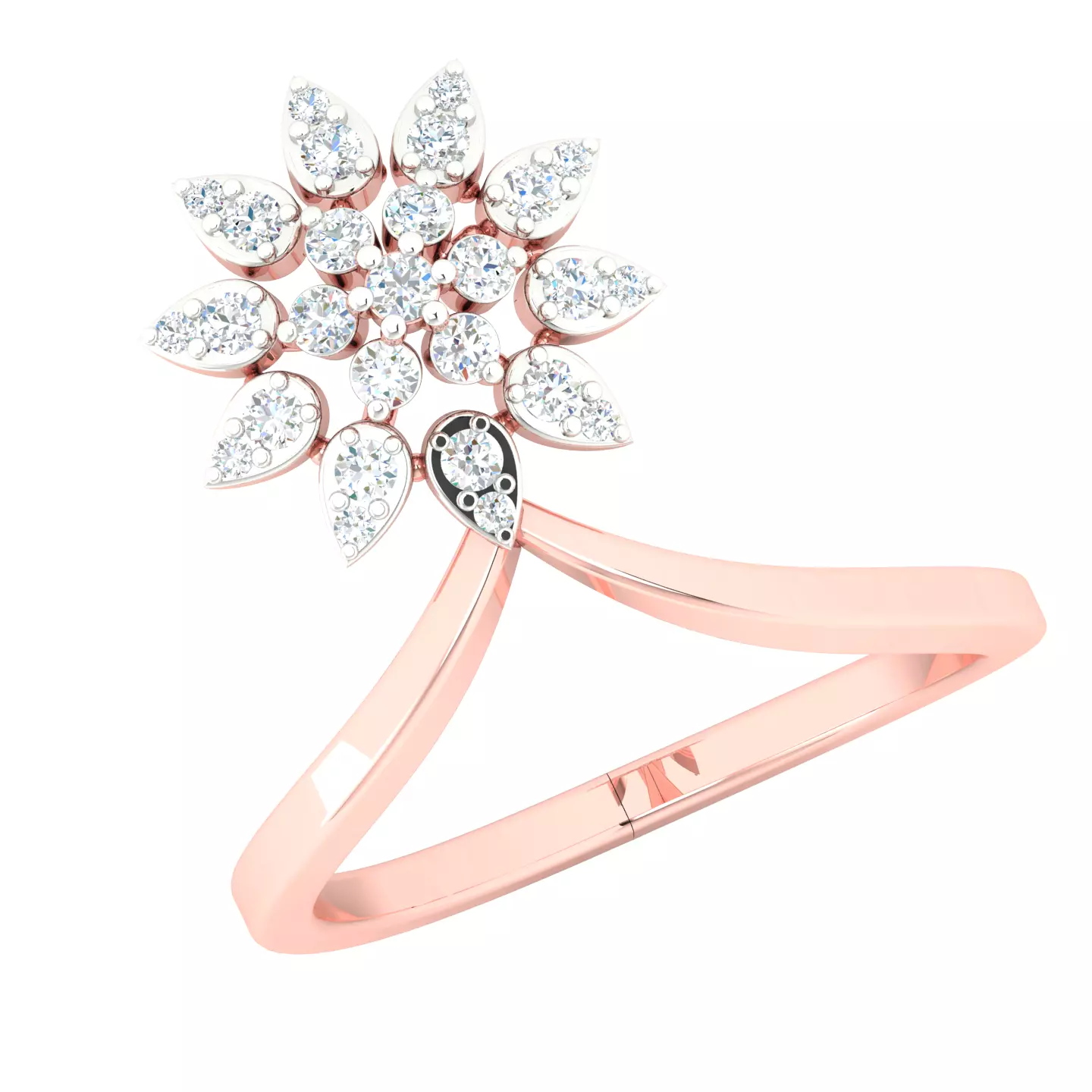 Women ring 3dm stl render detail 3D print model 3D print model_0