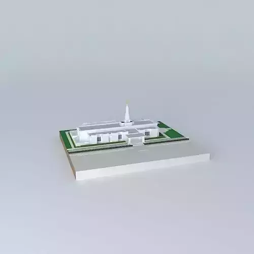 LDS. Temple Halifax Nova Scotia, Canada. Templo Mormon. 64th.... Free 3D model