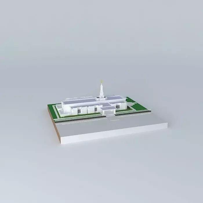 LDS. Temple Halifax Nova Scotia, Canada. Templo Mormon. 64th.... Free 3D model_0