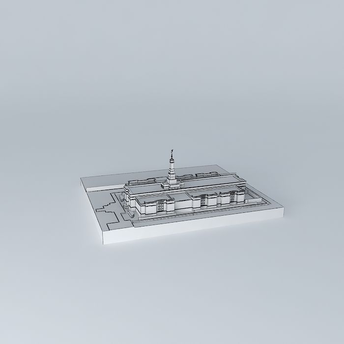LDS. Temple Halifax Nova Scotia, Canada. Templo Mormon. 64th.... Free 3D model_4