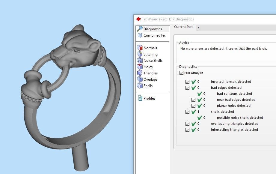 Women Panther Ring 3dm stl 3D print model 3D print model_32