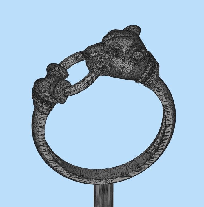 Women Panther Ring 3dm stl 3D print model 3D print model_34