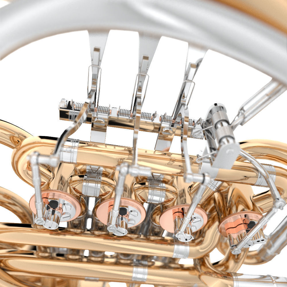 Yamaha brass instruments 3D model_20