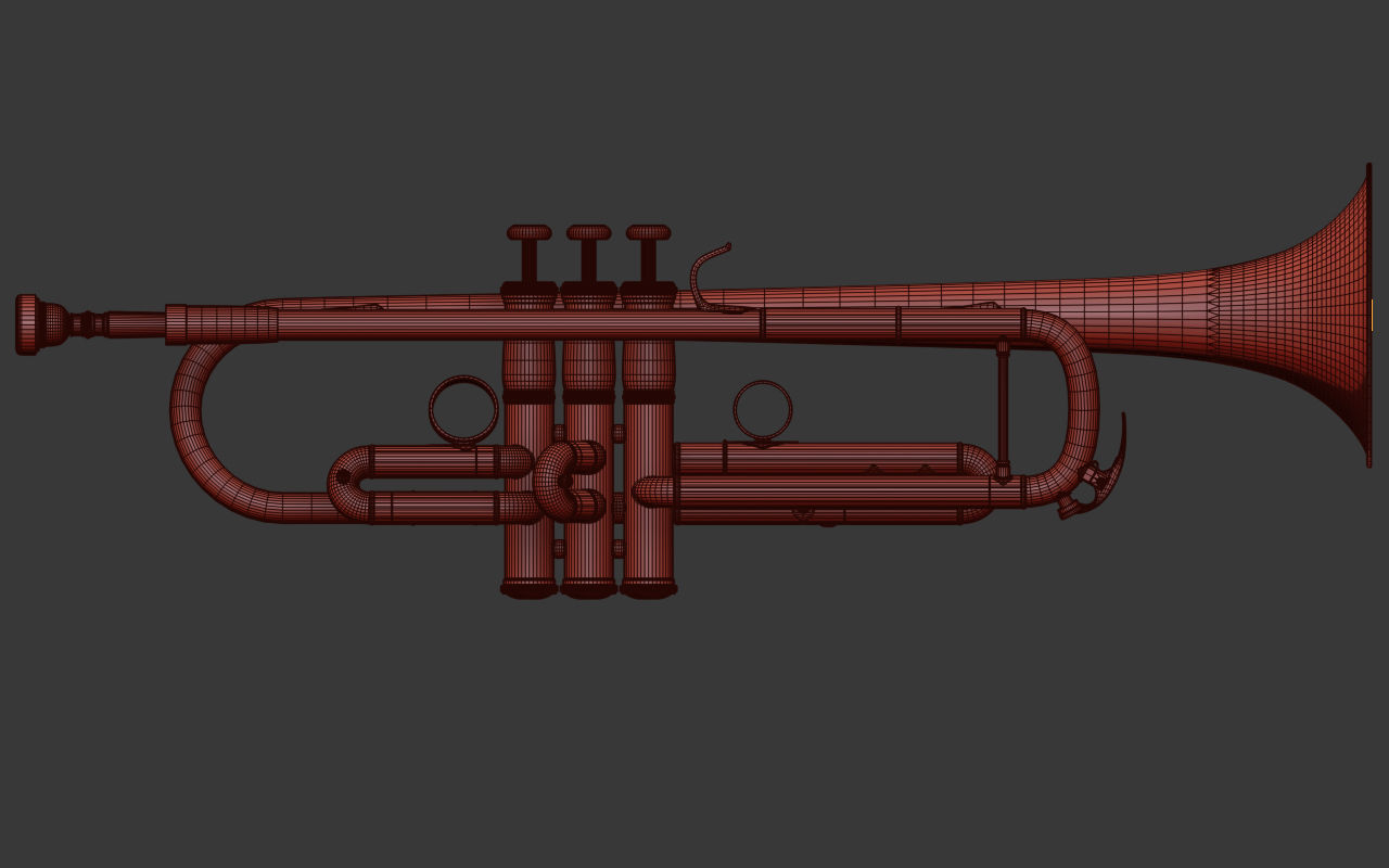 Yamaha brass instruments 3D model_26