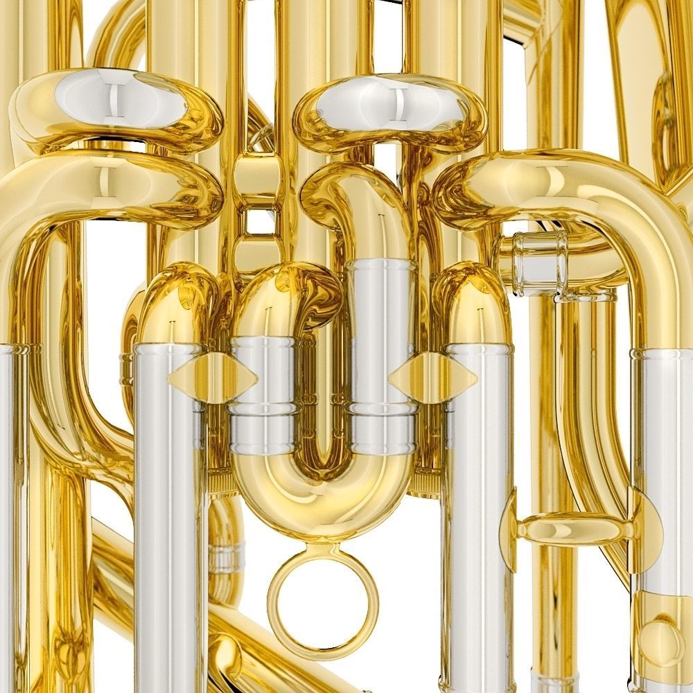Yamaha brass instruments 3D model_4